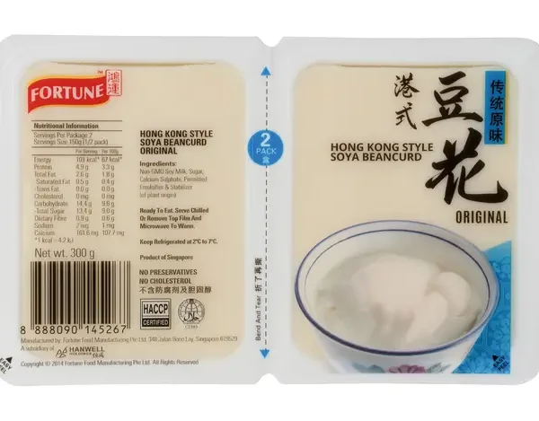 Douhua Hong Kong tofu original 300g FORTUNE
