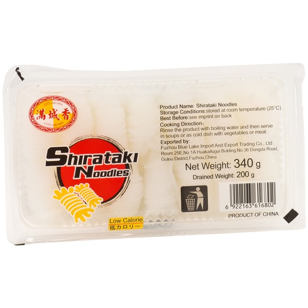 3804 Rezanci iz konjaka Shirataki 340g CITY AROMA - slika 1