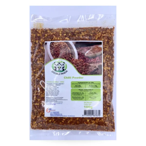 Drobljen čili v prahu 100g DOUBLE PANDA