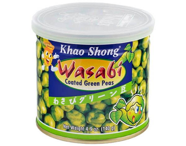 Prigrizek grah obložen z wasabijem 140g KHAO SHONG