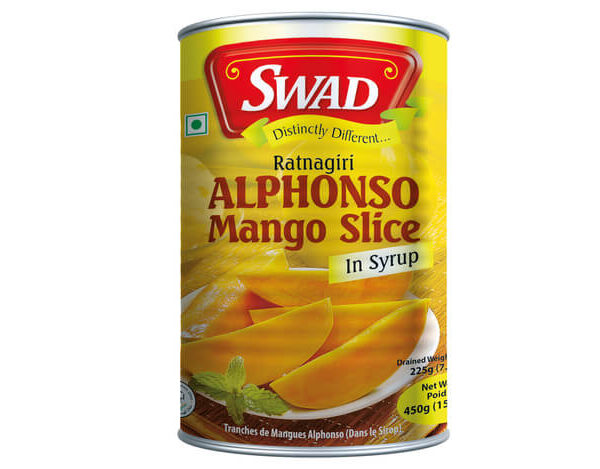 Mango koščki v sirupu Alphonso 450g SWAD