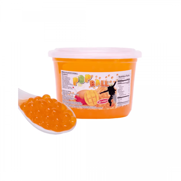 Pokajoči mehurčki Mango (POPING BOBA) 950g PINSHAN Pokajoči mehurčki Mango (POPING BOBA) 950g PINSHAN - slika 1