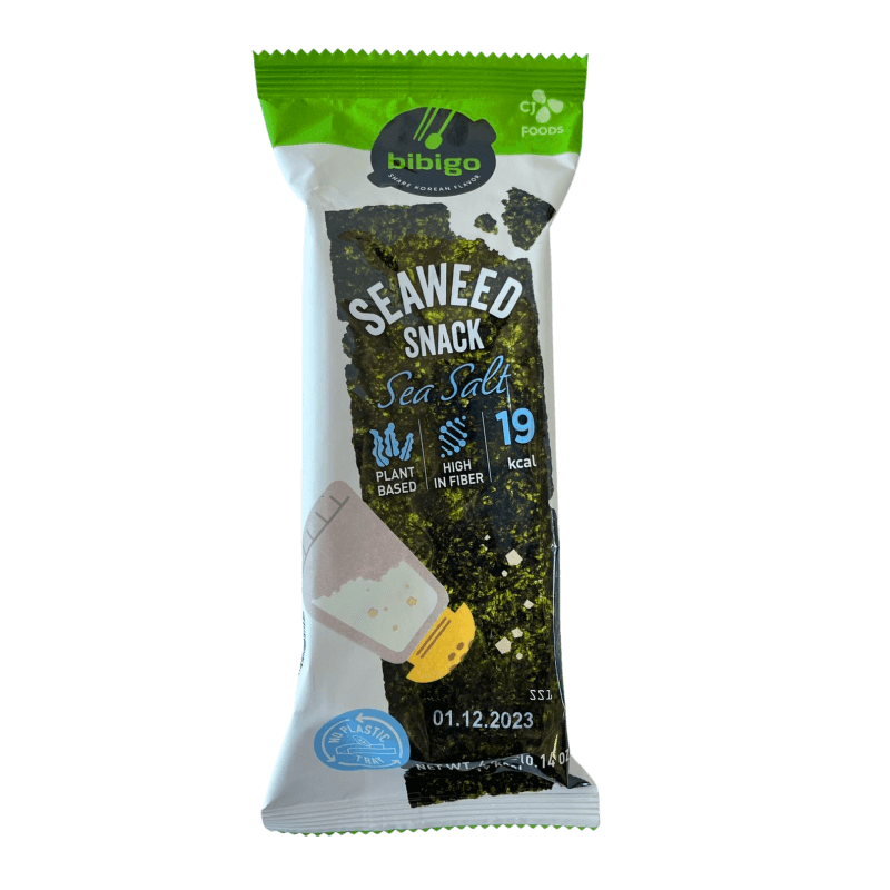 Seaweed Snack Sea Salt Bibigo 4g Algin čips z morsko soljo 4g BIBIGO - slika 1