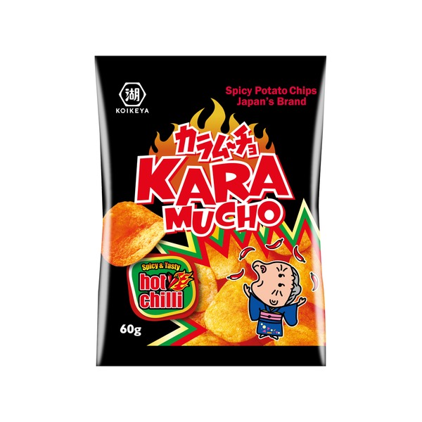 akara Čips s čilijem Karamucho 60g KOIKEYA - slika 1
